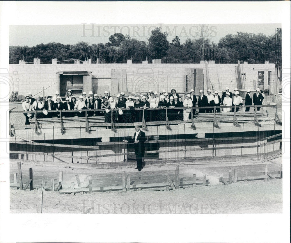 1982 Clearwater, FL Performing Arts Center and Theater Construction Press Photo - Historic Images