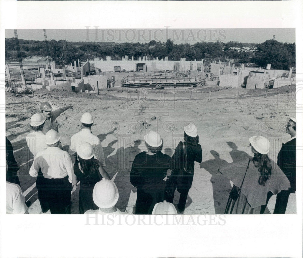 1982 Clearwater, FL Performing Arts Center and Theater Construction Press Photo - Historic Images