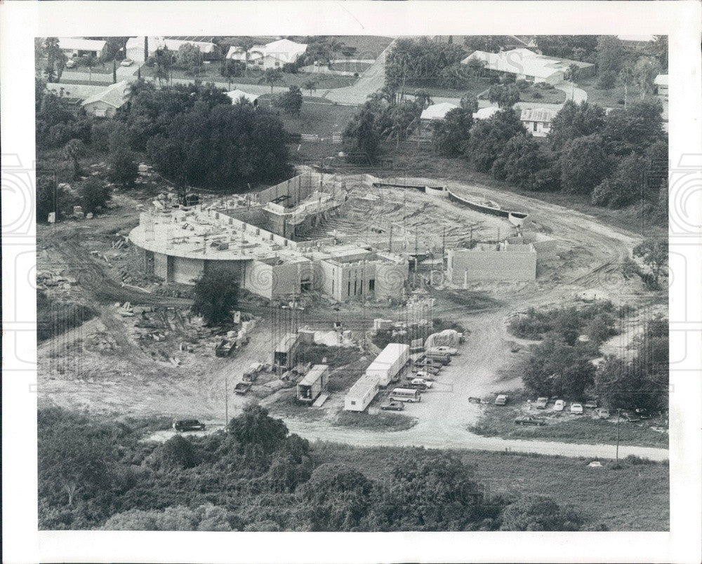 1982 Clearwater, FL Performing Arts Center and Theater Construction Press Photo - Historic Images