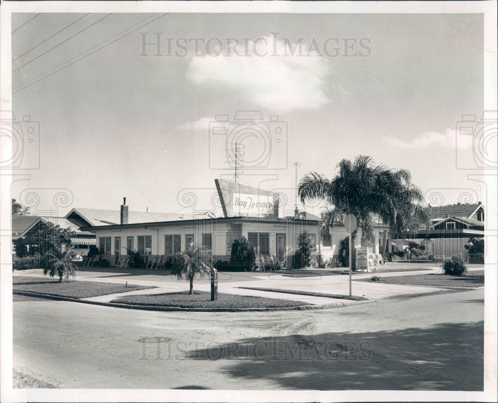 1963 St. Petersburg, Florida Bay Terrace Apartments Press Photo - Historic Images