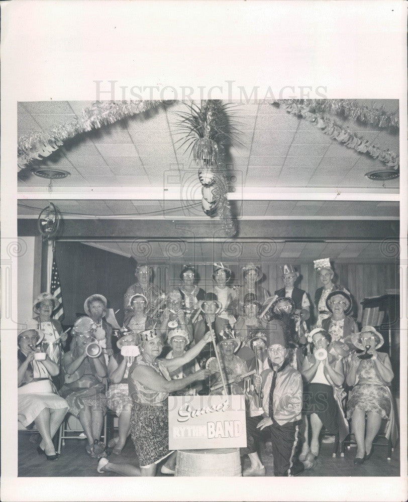 1967 Bradenton, Florida Kitchen Band Rhythm Band of Sunset Press Photo - Historic Images