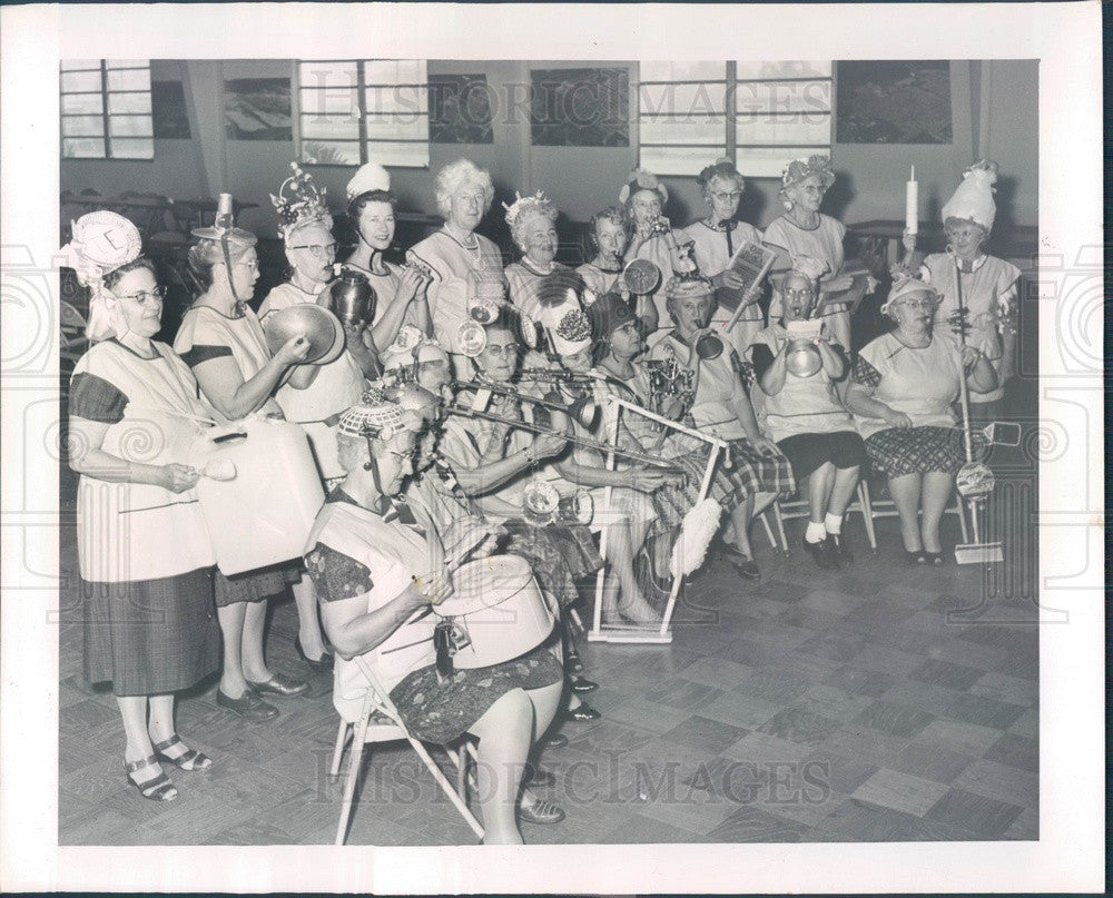 1964 St. Petersburg, FL Trailer Estates Grandmother's Kitchen Band Press Photo - Historic Images