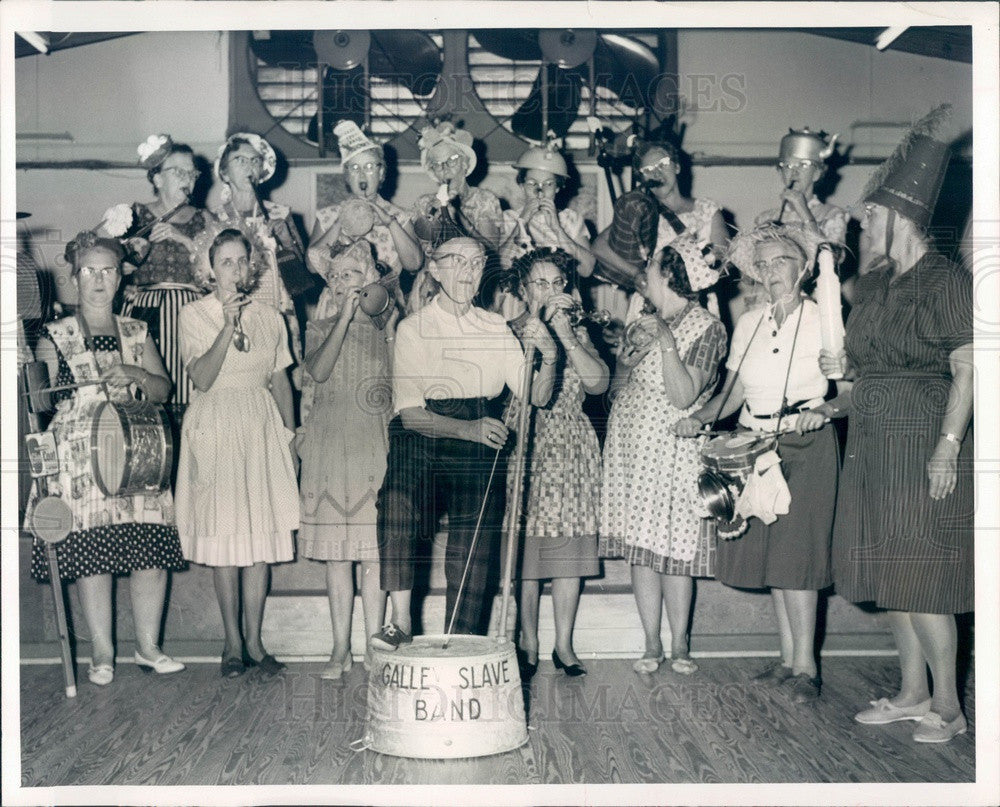 1966 Bradenton, Florida Galley Slave Kitchen Band Press Photo - Historic Images