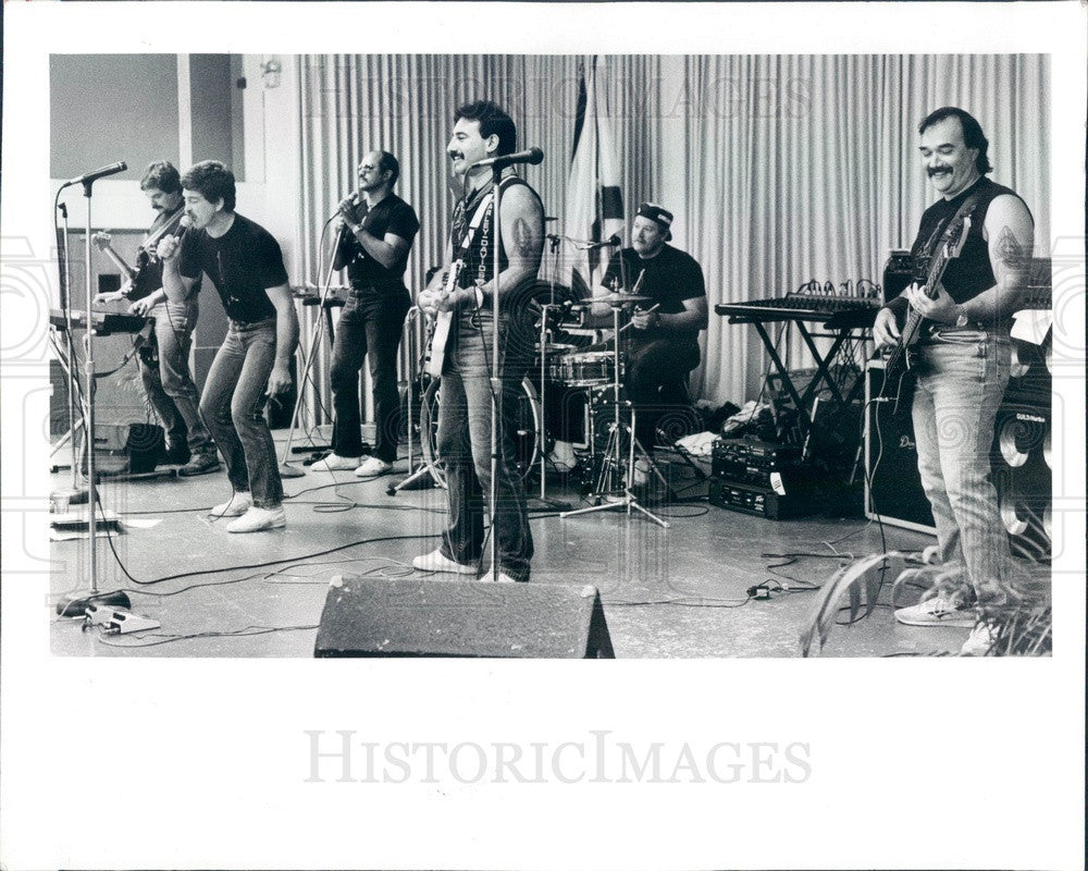 1988 Clearwater, Florida Police Band Pursuit Press Photo - Historic Images