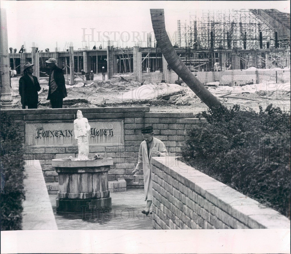 1964 St. Petersburg, Florida Ponce de Leon Fountain of Youth Press Photo - Historic Images