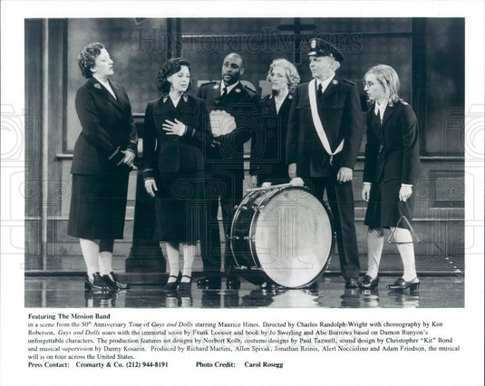 Undated Scene from 50th Anniversary Tour of Guys and Dolls Press Photo - Historic Images