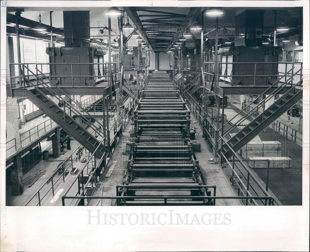 Undated Chicago, IL Sun-Times Plant Goss Headliner Press Room Press Photo - Historic Images