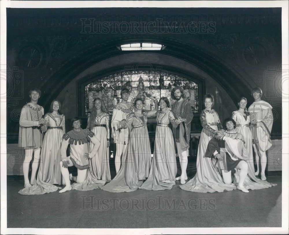 1972 St. Louis, Missouri Webster College Madrigal Singers Press Photo - Historic Images