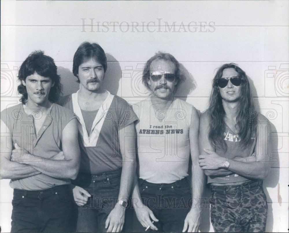 1986 Florida Musicians The Offenders Press Photo - Historic Images