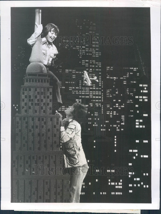1976 Pop Musicians Donny Osmond & Brother Jimmy Press Photo - Historic Images