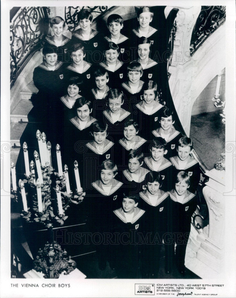 1992 Music Group The Vienna Choir Boys Press Photo - Historic Images