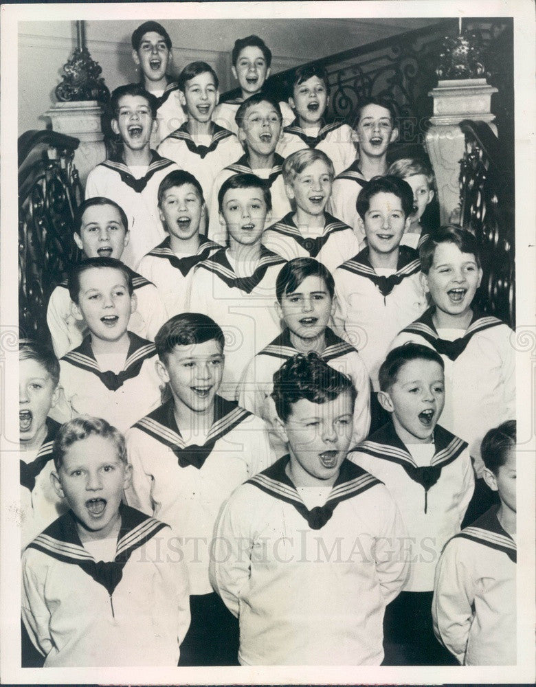 1968 Music Group The Vienna Choir Boys Press Photo - Historic Images