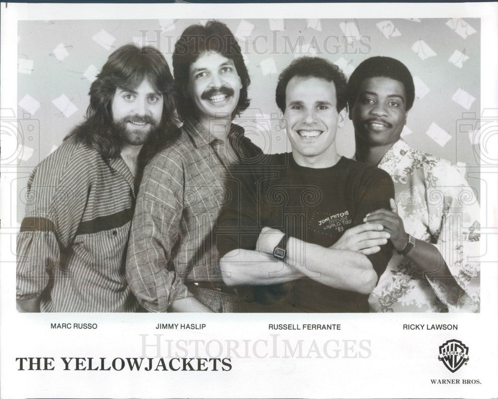 1986 Jazz Quartet The Yellowjackets Press Photo - Historic Images