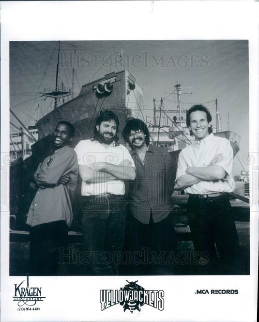 1987 Jazz Quartet The Yellowjackets Press Photo - Historic Images