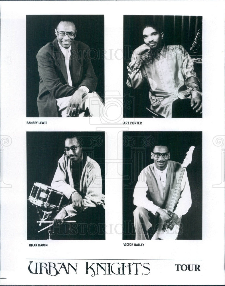1995 R&amp;B Jazz Band Urban Knights Press Photo - Historic Images
