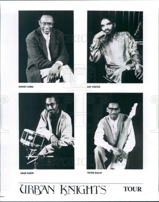 1995 R&B Jazz Band Urban Knights Press Photo - Historic Images