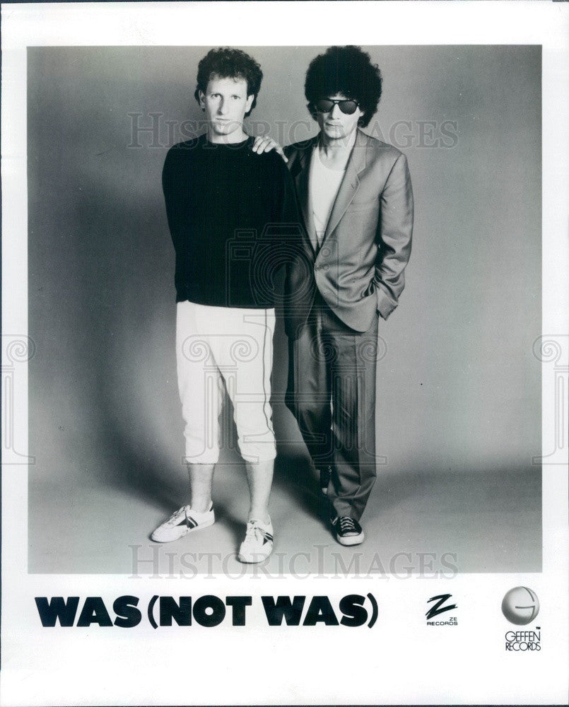 1983 American Electric Pop Music Group Was (Not Was) Press Photo - Historic Images