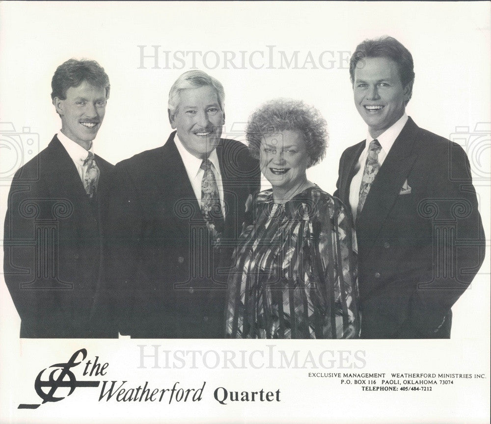 1993 American Gospel Music Group The Weatherfords Press Photo - Historic Images