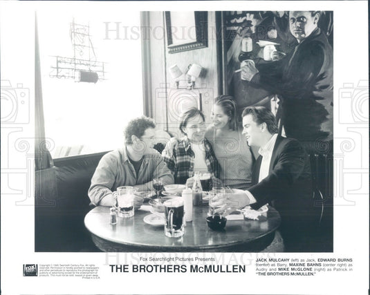 1995 Actors Jack Mulcahy/Edward Burns/Maxine Bahns/Mike McGlone Press Photo - Historic Images