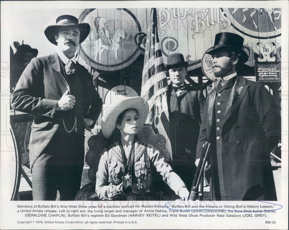 1976 Actors John Considine/Geraldine Chaplin/Harey Keitel/Joel Grey Press Photo - Historic Images