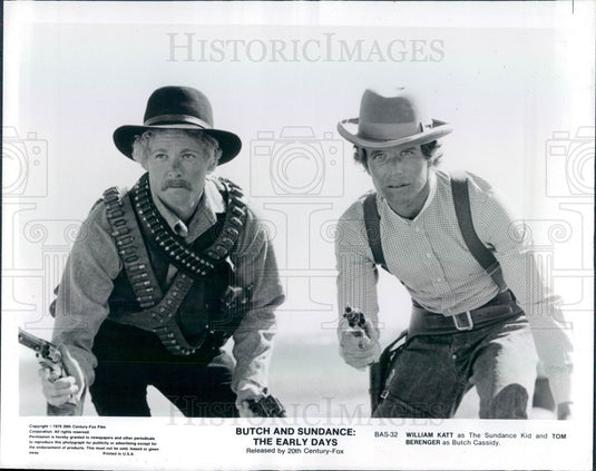 1979 Hollywood Actors William Katt &Tom Berenger Press Photo - Historic Images