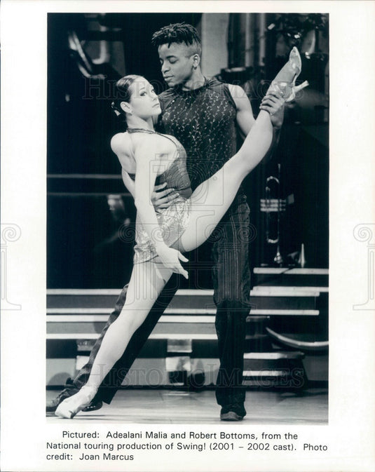 2001 Actors Adealani Malia & Robert Bottoms in Swing Press Photo - Historic Images
