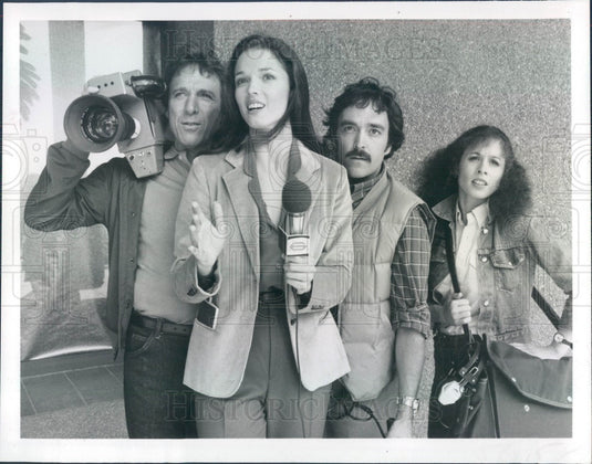 1983 Actor Janey Eilber/Greg Mullavey/Garret Pearson/Jennifer Perito Press Photo - Historic Images