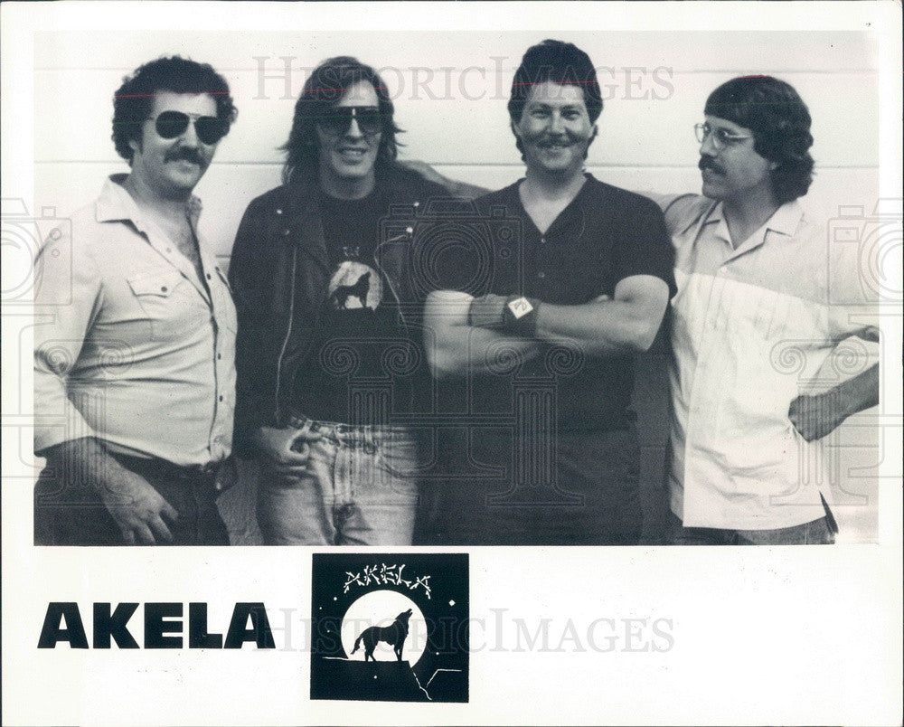 1987 Music Group Akela Press Photo - Historic Images