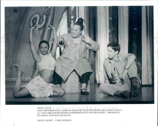 Undated Actors Kisha Howard, Armelia McQueen, Lewis Cleale Press Photo - Historic Images