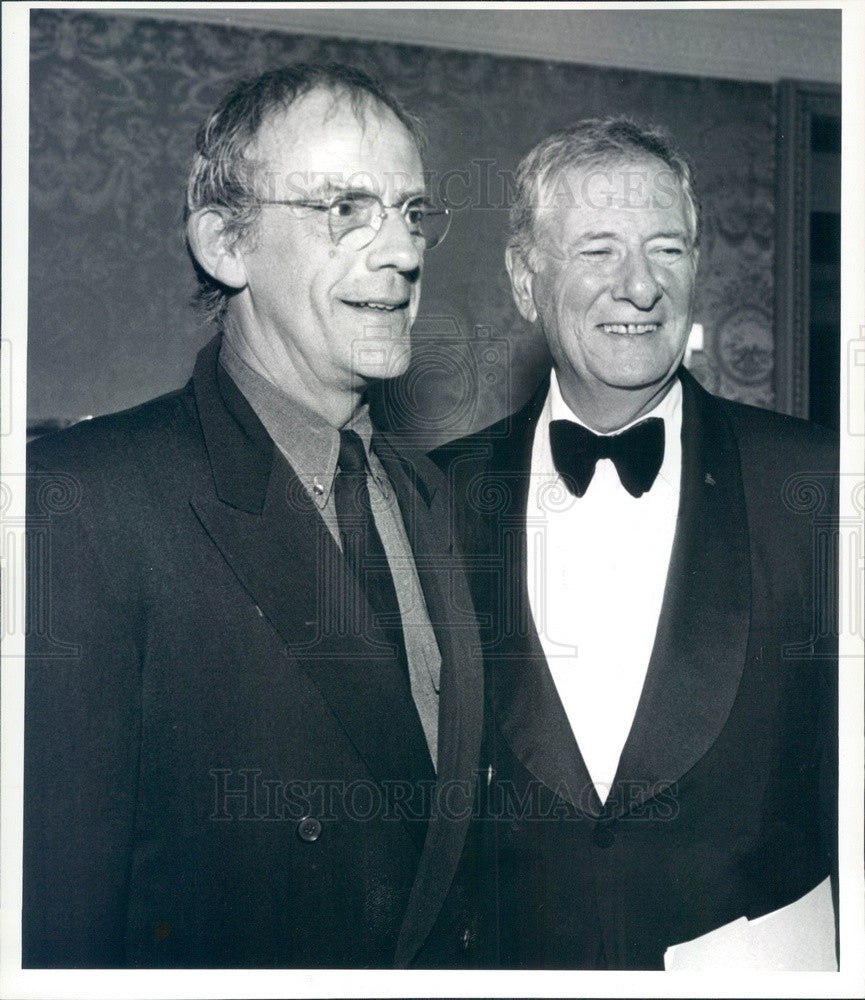 1996 American Actor Christopher Lloyd/ Producer Rober Brustein Press P ...