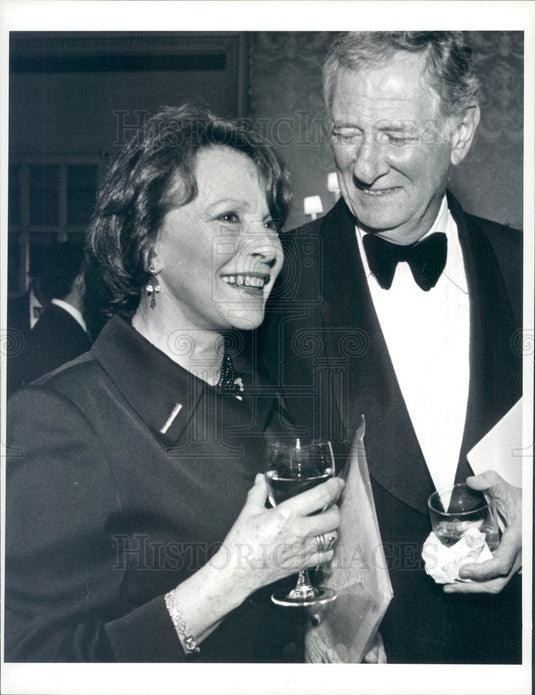 1996 Actress Claire Bloom/Producer Robert Brustein Press Photo - Historic Images