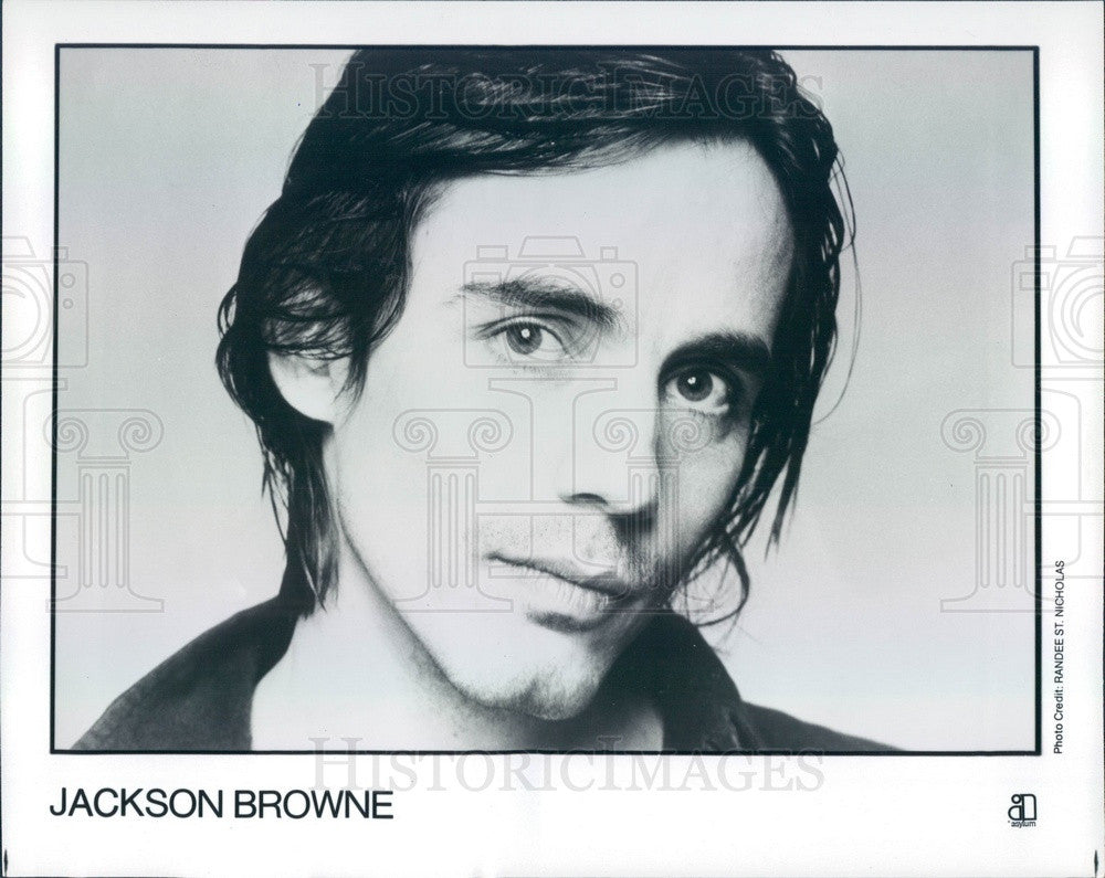 Undated American Rock/Folk/Country Rock Musician Jackson Browne Press Photo - Historic Images