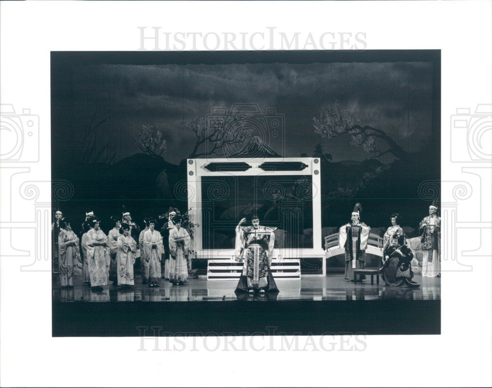 Undated Opera Singer Richard Sheldon in Operetta The Mikado Press Photo - Historic Images