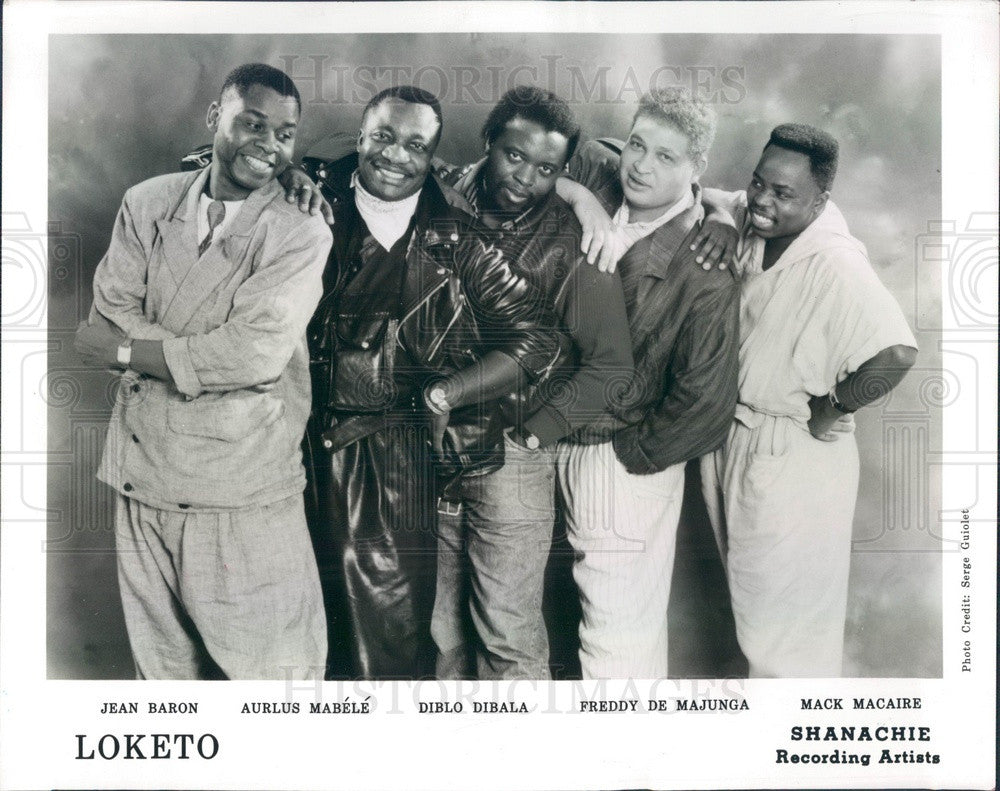 1990 African Soukous Band Loketo Press Photo - Historic Images