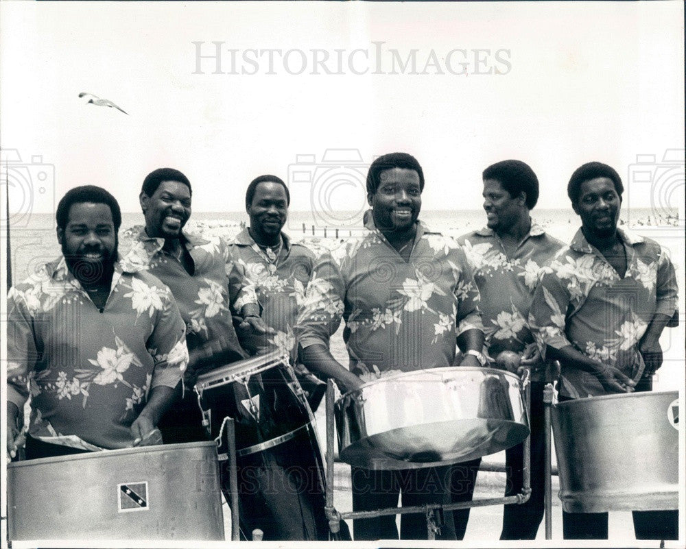 1985 Lord Saint's Calypso Steel Band Press Photo - Historic Images