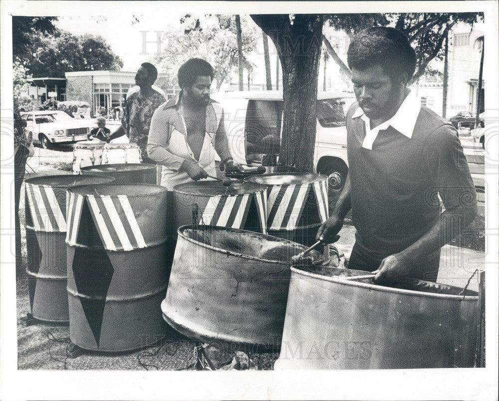 1979 Lord Saint&#39;s Calypso Steel Band Press Photo - Historic Images