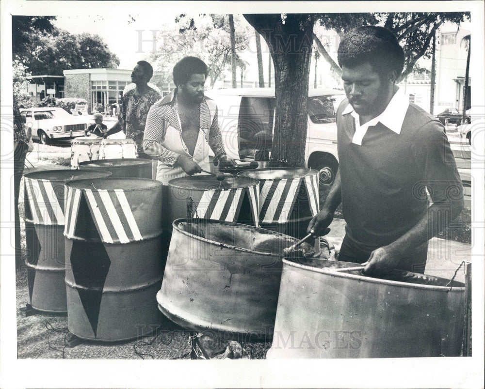 1979 Lord Saint's Calypso Steel Band Press Photo - Historic Images