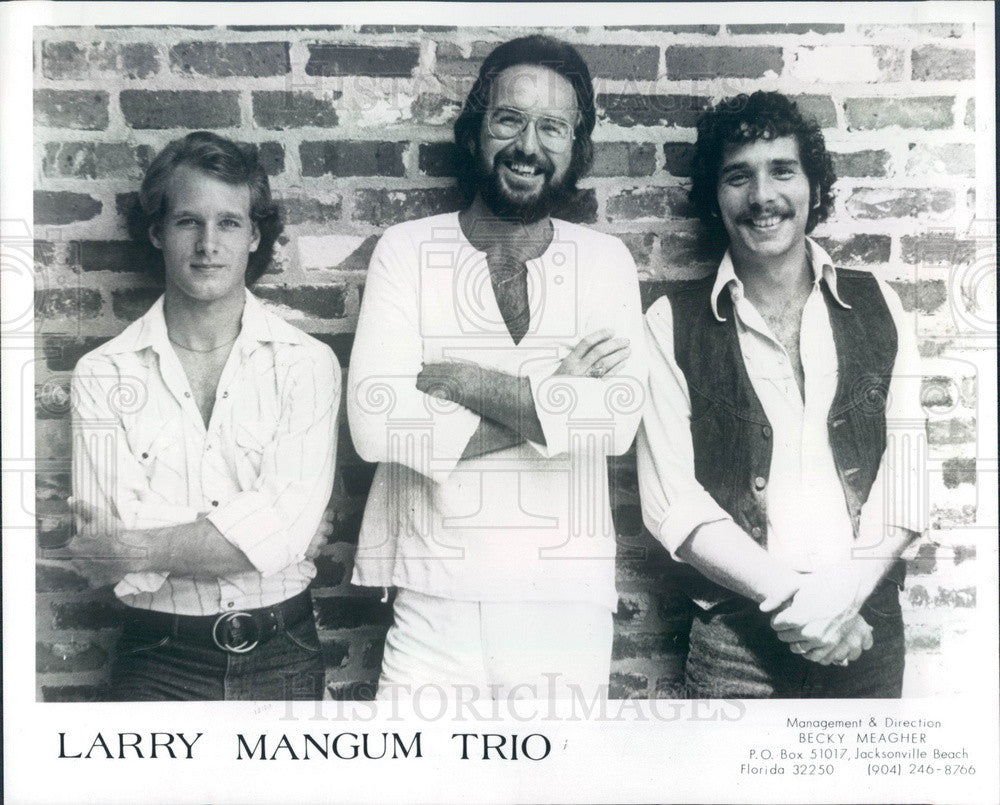 1980 Music Group The Larry Magnum Trio Press Photo - Historic Images