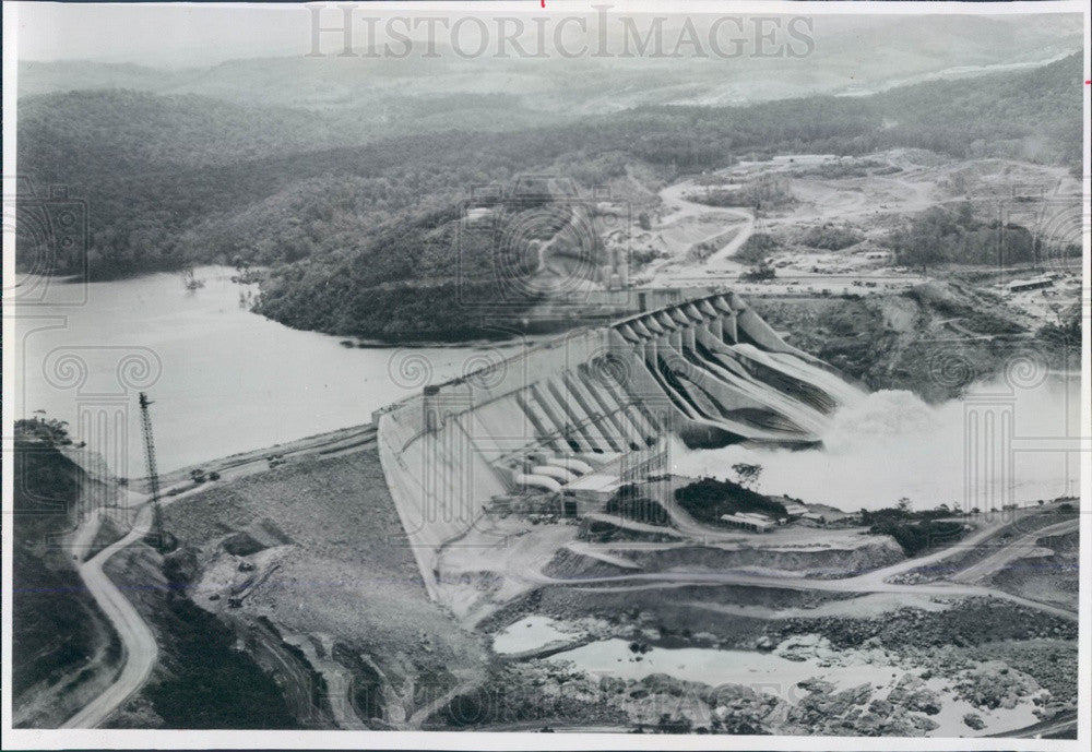 1969 Venezuela, Hydroelectric Dam on Caroni River in Guayana Region Press Photo - Historic Images