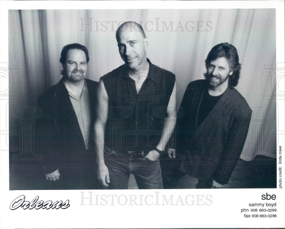 1996 Pop-Rock Band Orleans Press Photo - Historic Images