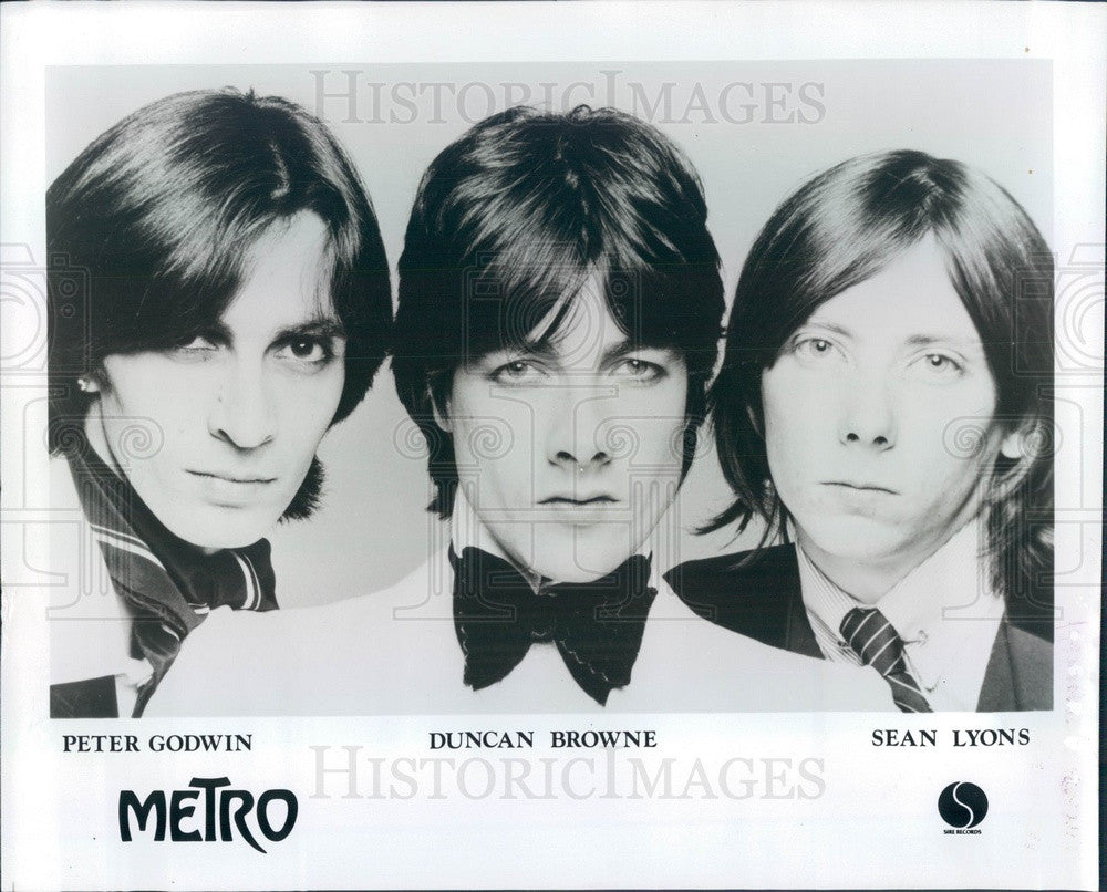 1977 Music Group Metro Press Photo - Historic Images