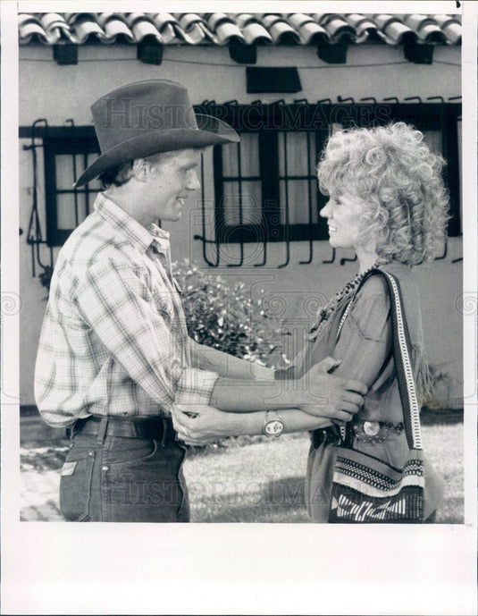 1990 Hollywood Actors Susan Anspach & Tom Schanley Press Photo - Historic Images