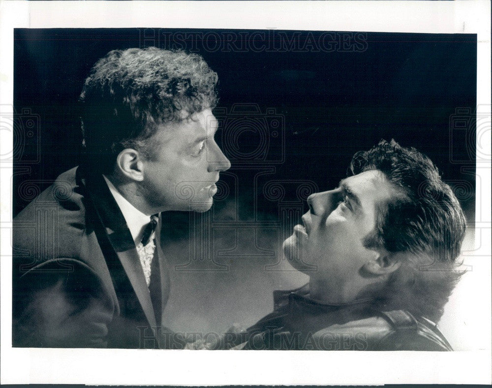 1989 Hollywood Actors Ray Sharkey &amp; Ken Wahl Press Photo - Historic Images