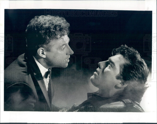 1989 Hollywood Actors Ray Sharkey & Ken Wahl Press Photo - Historic Images