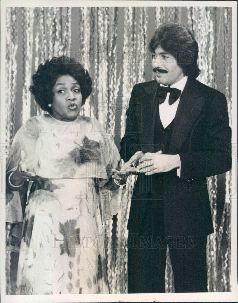 1975 Hollywood Actress Isabel Sanford/TV Personality Tony Orlando Press Photo - Historic Images