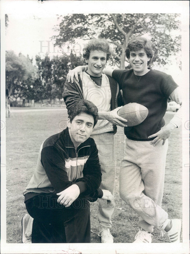 1986 Hollywood Actors Robby Benson/Adam Arkin/Matt Craven Press Photo - Historic Images