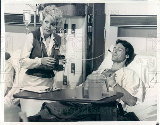 1984 Hollywood Actors Christopher Norris & Anthony DeLongis Press Photo - Historic Images
