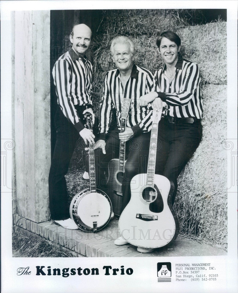 1988 American Folk/Pop Group Kingston Trio Press Photo - Historic Images