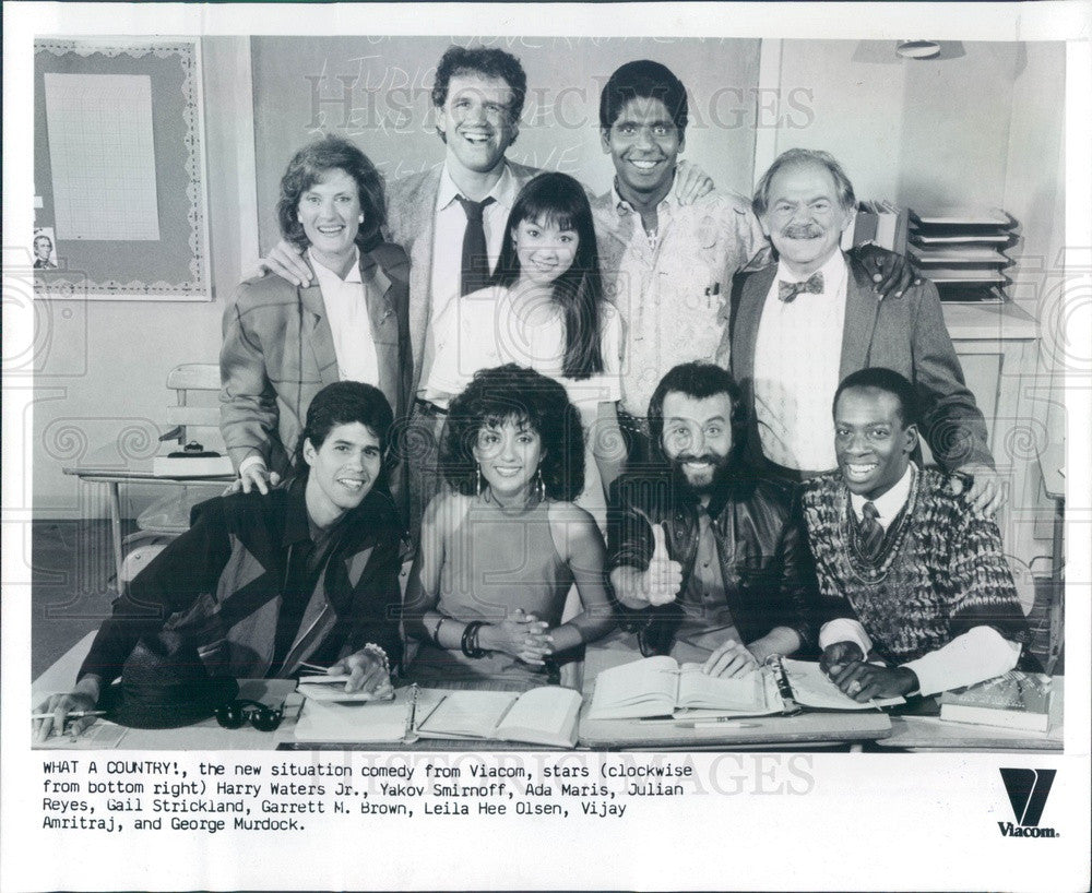 1986 TV Show What A Country Cast Press Photo - Historic Images