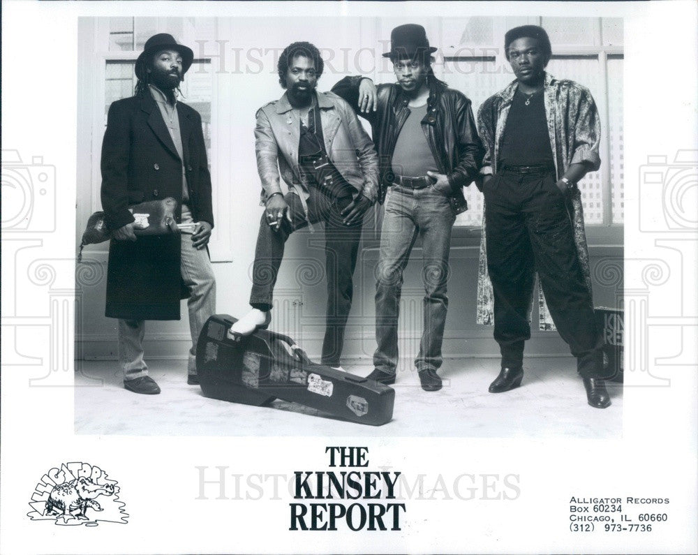 1988 Blues Band The Kinsey Report Press Photo - Historic Images